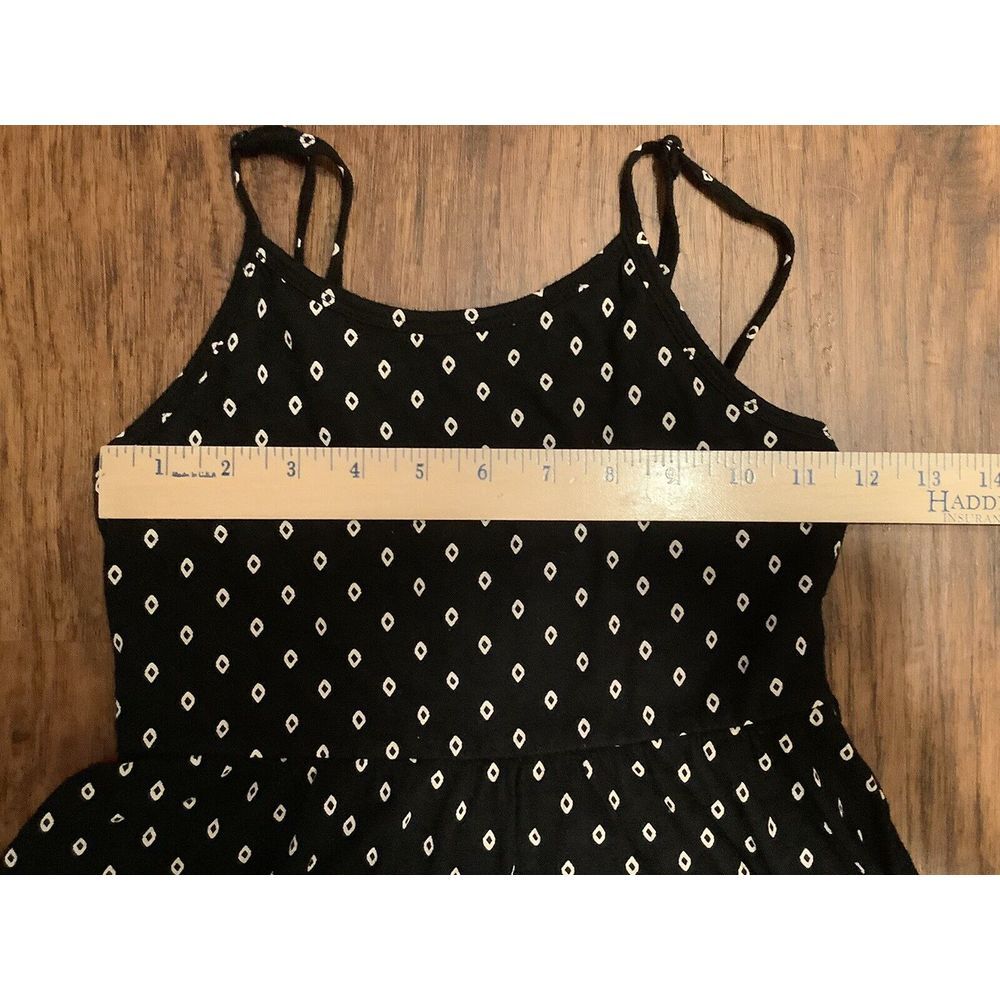 Old Navy Girls Black Spaghetti Adjustable Strap Elastic Waist Dress Size 8‎ - Picture 10 of 10